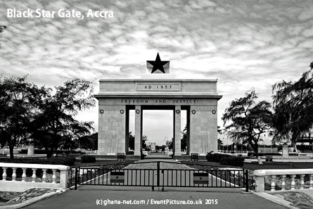 Accra, black star Gate, Independence Square, Ghana