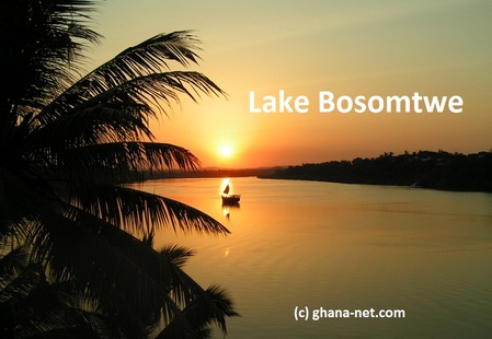 Lake Bosomtwe , Ashanti region, Ghana, Tourism, West Africa,
