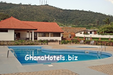 Picture: Part of Chances Hotel in Ho. Recommended accommodation, modern, traditional, restaurants and swimming pools, gym, conference rooms, Ghana, Tourism, Ho, Volta region, Volta