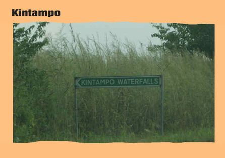 Kintampo Waterfalls, Sign Board, Kintampo, Touris, Ghana, Brong-Ahafo region, attractions,