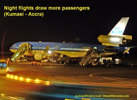 Accra, Kotoka International Airport, Ghana, Night Flights, Kumasi,