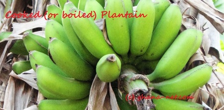 Cooked, boiled, Cooking Banana, Plantain, Picture of Plantain, Ghana, Ghana Food, African Food,, West Africa