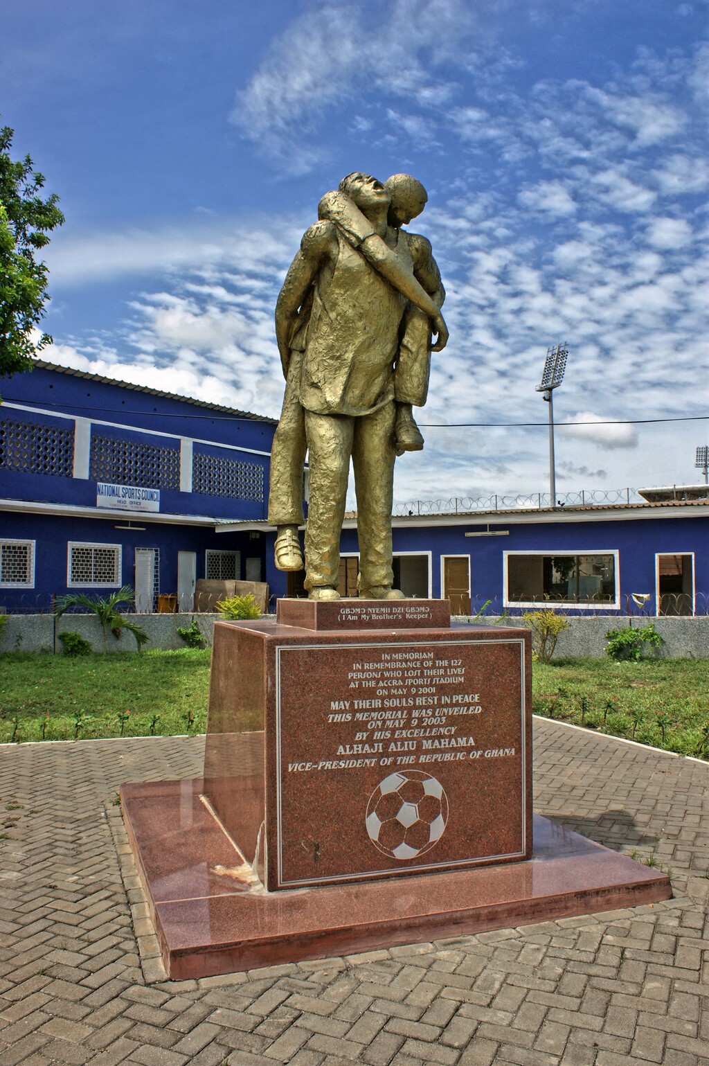 Memorial at Accra Sports Stadium (c) Remo Kurka, Ghana